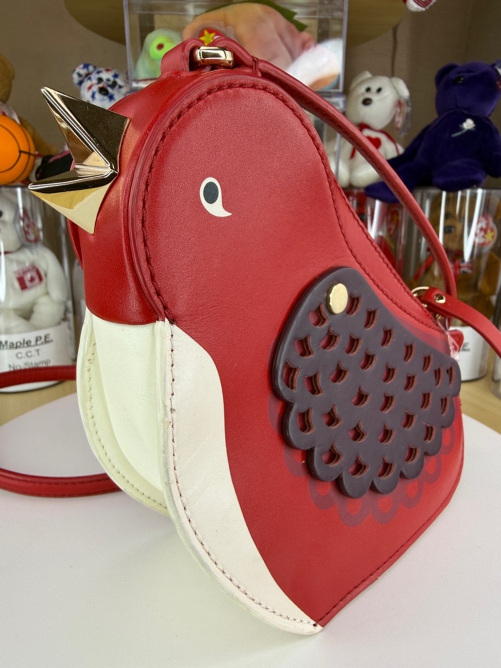 💥KATE SPADE - Ooh La La Red Carpet Bird Crossbody - 216U282